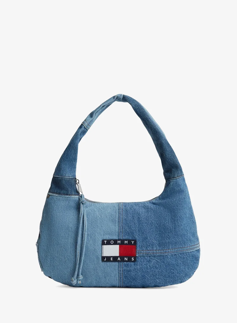 TOMMY JEANS Patchwork Denim Shoulder Bag